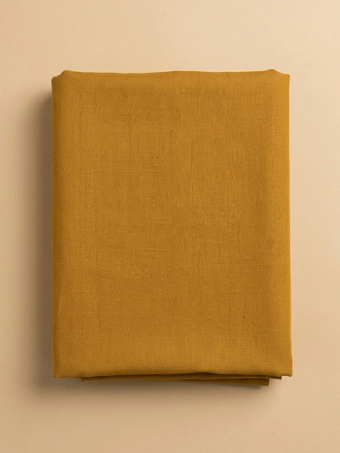 Mustard Yoke Embroidery Chanderi Unstitched Dress Material