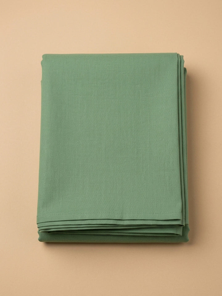 Pista Green Embroidery Chanderi Unstitched Dress Material