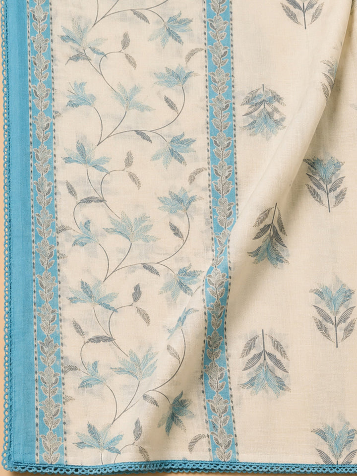 Firozee Embroidery Cotton Blend Unstitched Dress Material