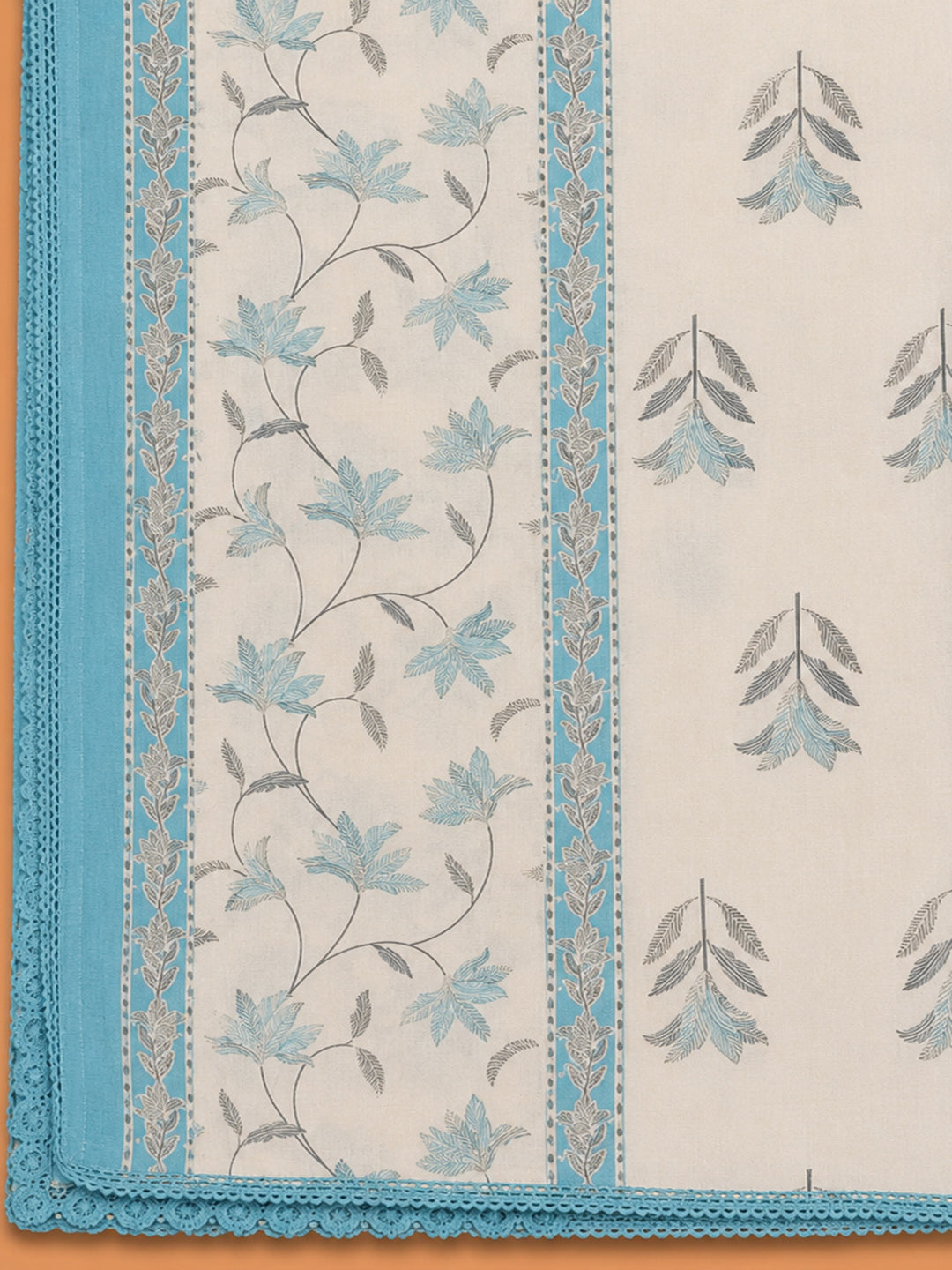 Firozee Embroidery Cotton Blend Unstitched Dress Material