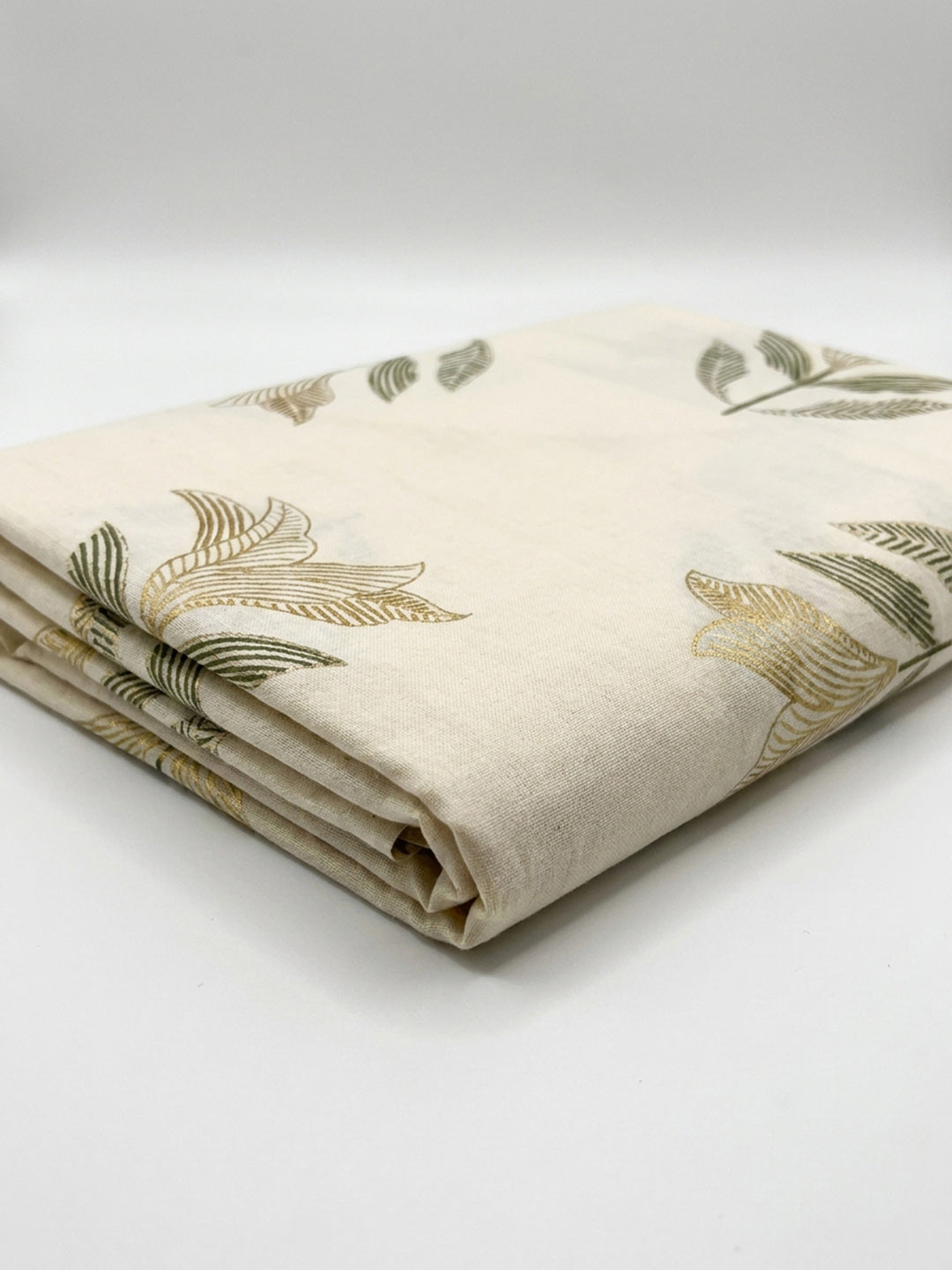 Mustard Embroidery Cotton Blend Unstitched Dress Material
