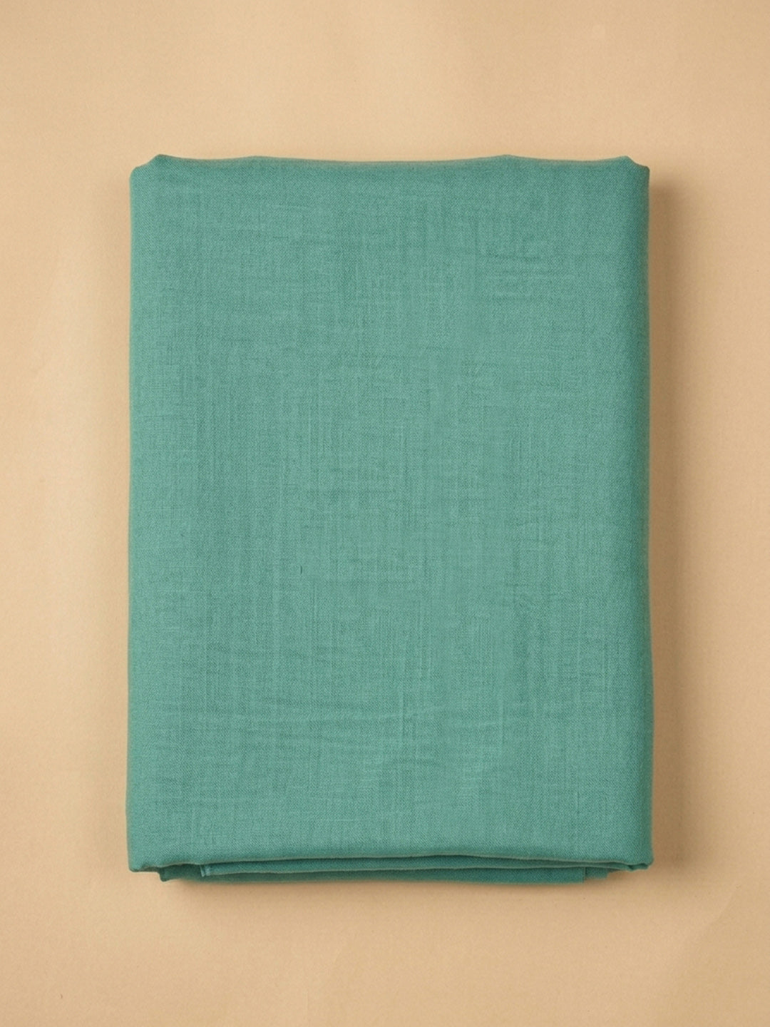 Rama Green Printed Chanderi Unstitched Suit &amp; Pant With Chanderi Dupatta