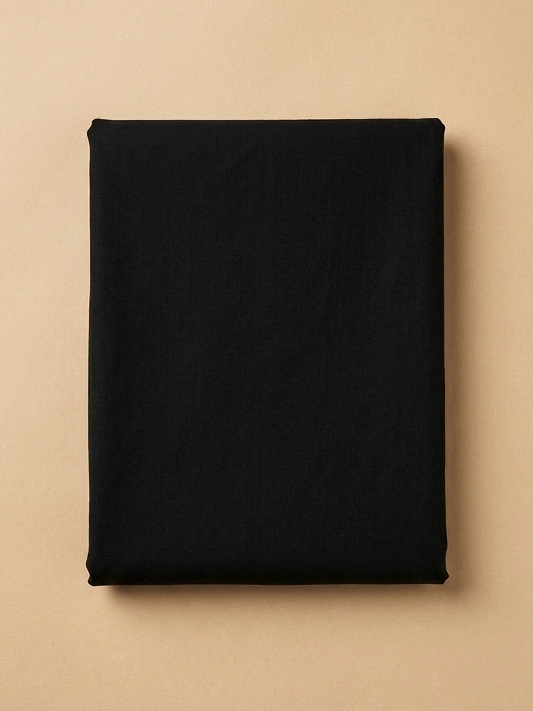 Black Printed Cotton Blend Unstitched Dress Material