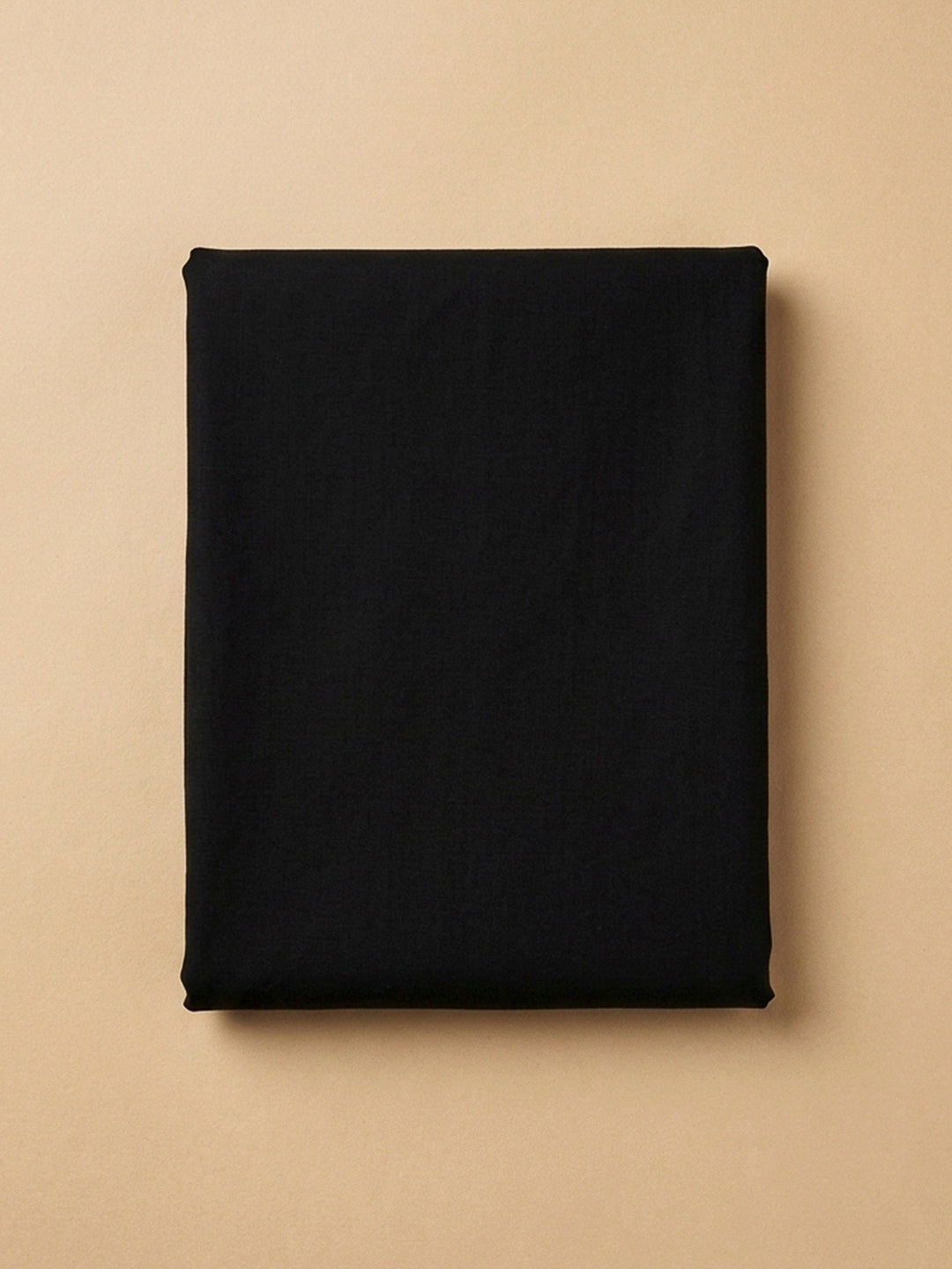 Black Printed Cotton Blend Unstitched Dress Material