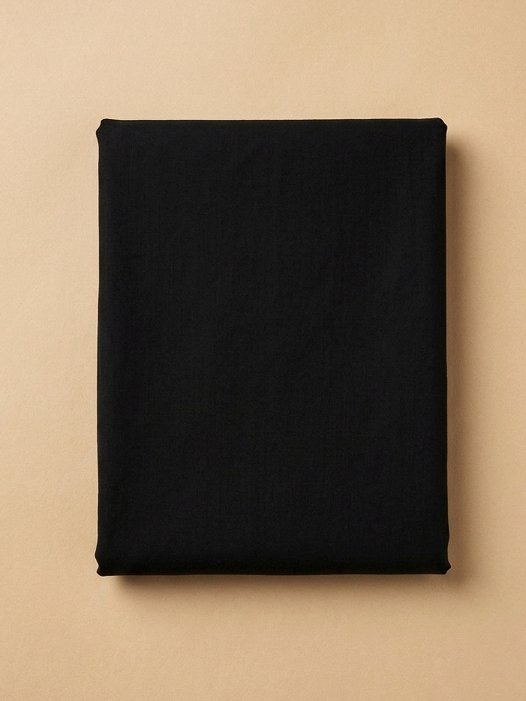 Black Printed Cotton Blend Unstitched Dress Material