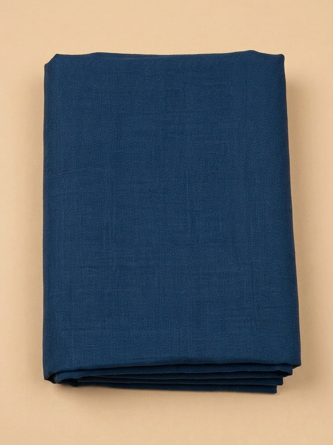Blue Chanderi Printed Unstitched Dress Material
