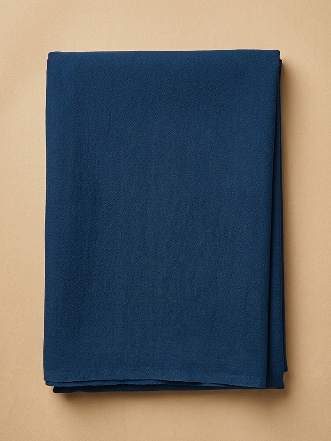 Indigo Printed Chanderi Unstitched Suit &amp; Pant With Chanderi Dupatta