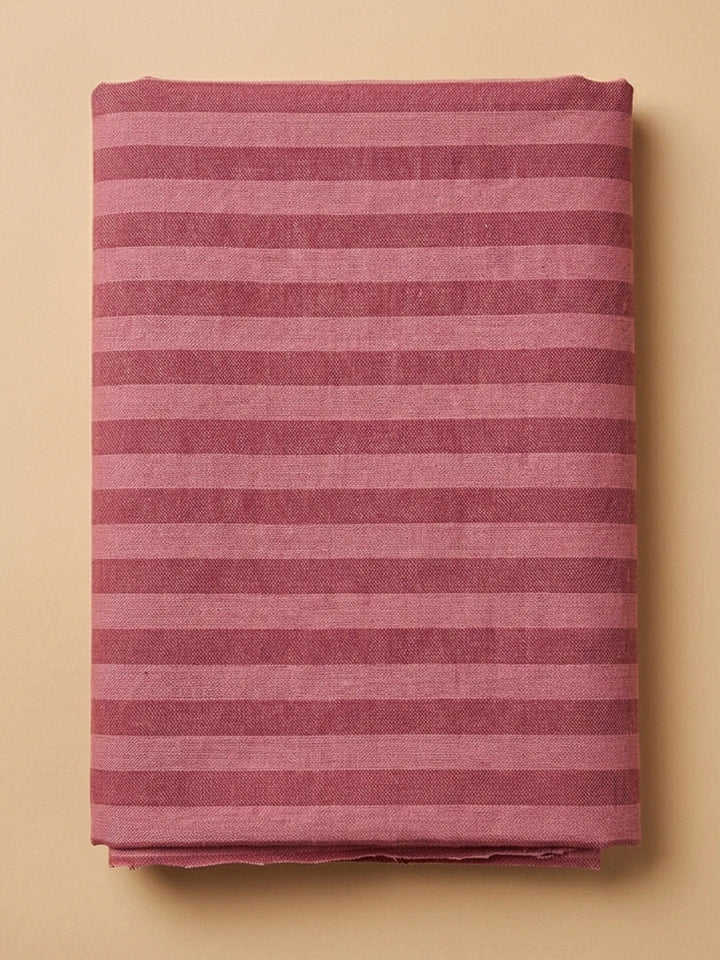 Onion Pink Printed Cotton Blend Unstitched Dress Material