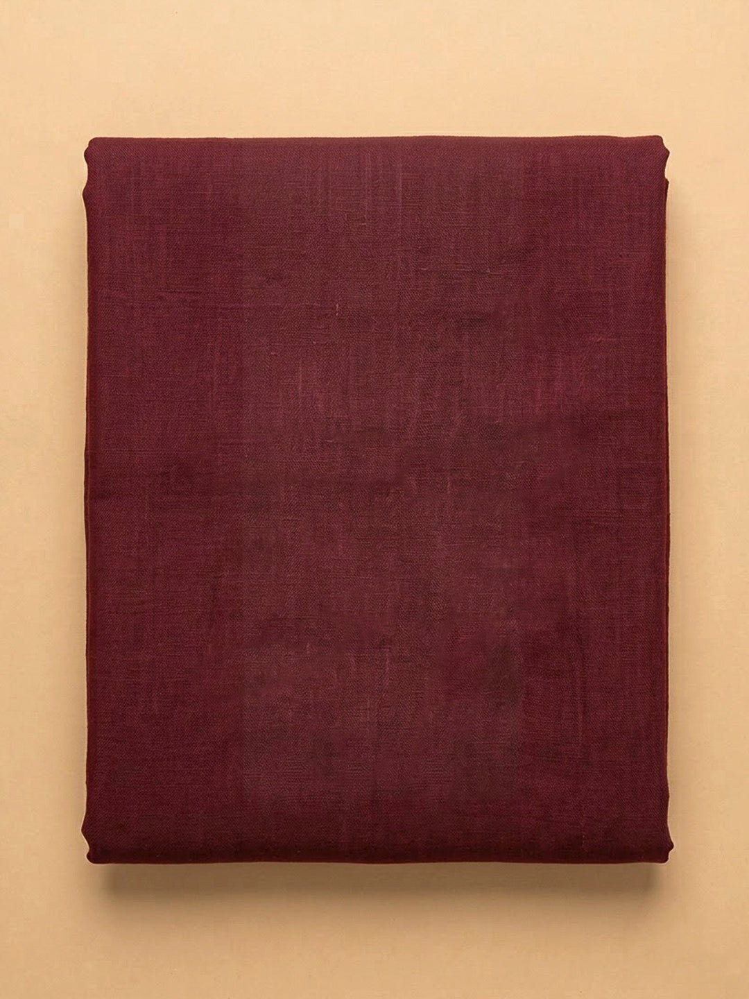 Maroon Chanderi Embroidered Unstitched Dress Material