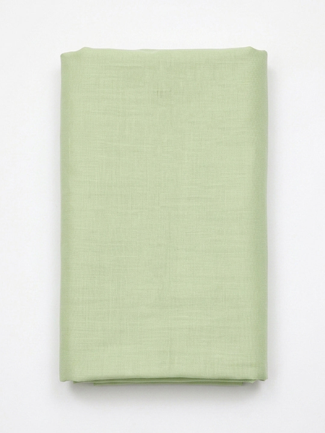 Green Embroidered Cotton Blend Unstitched Suit &amp; Pant With Cotton Dupatta