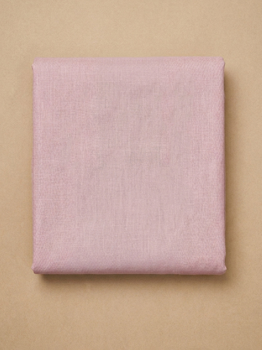 Pink Embroidered Cotton Blend Unstitched Suit &amp; Pant With Cotton Dupatta