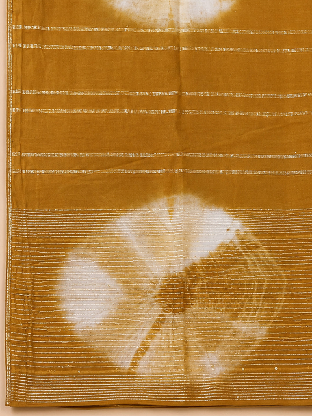 Mustard  Cotton Unstitched Dress Material