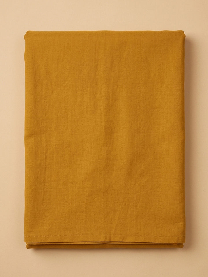 Mustard  Cotton Unstitched Dress Material