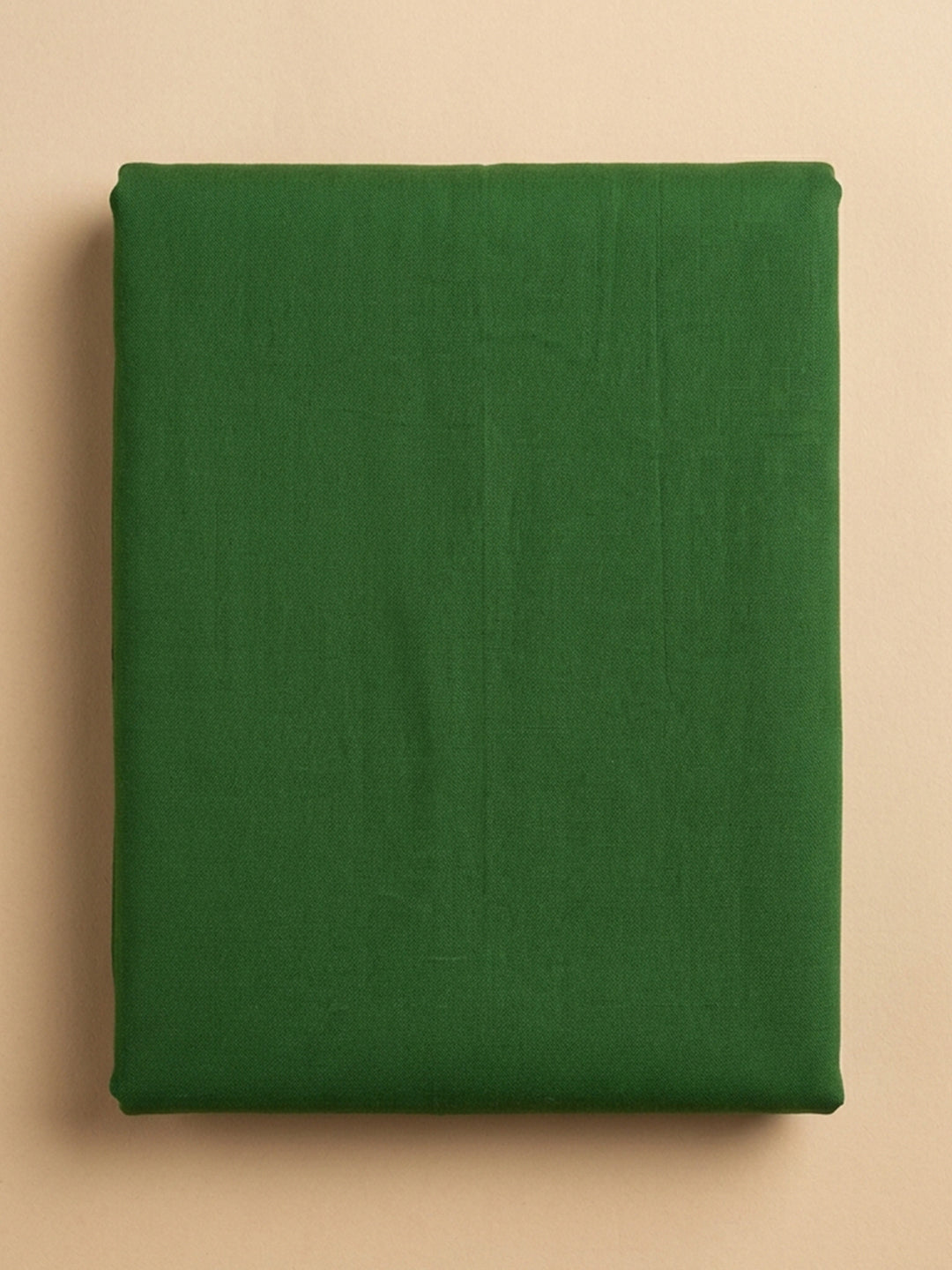 Green  Cotton Unstitched Dress Material