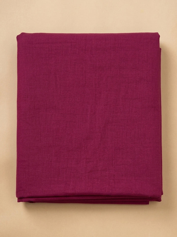 Hot Pink  Cotton Unstitched Dress Material