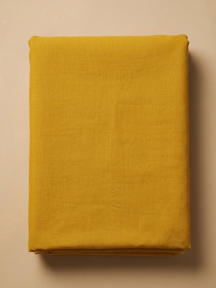 Mustard  Cotton Unstitched Dress Material