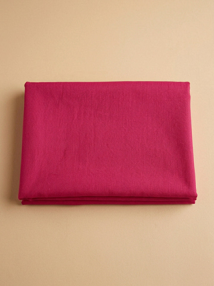 Pink Embroidery Organza Unstitched Dress Material