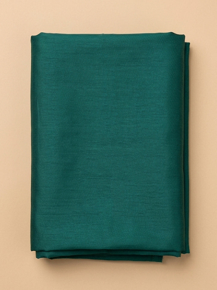 Sea Green Embroidery Organza Unstitched Dress Material