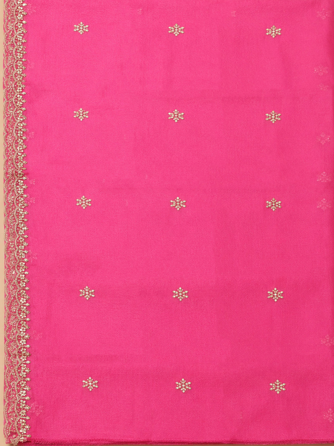 Rani Embroidery Organza Unstitched Dress Material