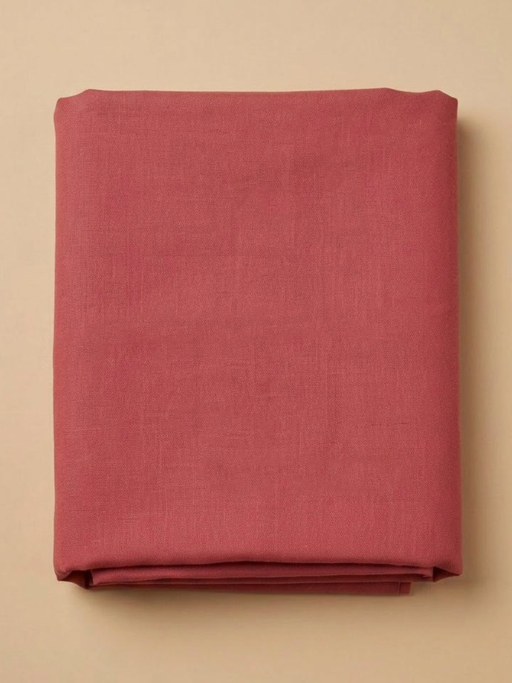 Pink Chanderi Printed Unstitched Dress Material