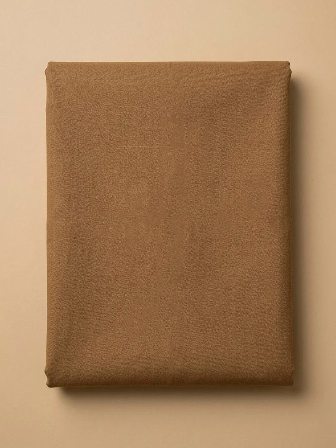 Beige Chanderi Printed Unstitched Dress Material