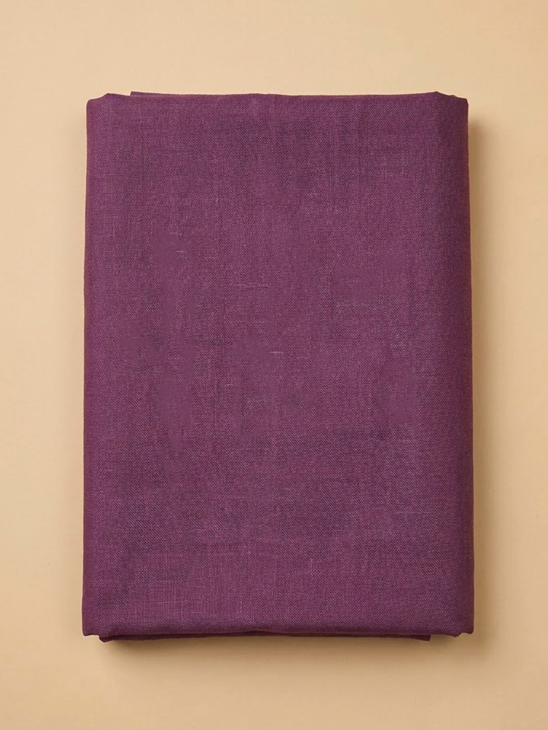 Purple Chanderi Printed Unstitched Dress Material