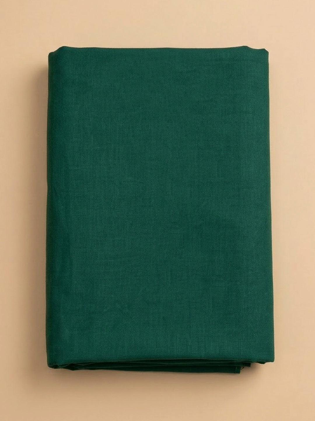 Green Chanderi Printed Unstitched Dress Material