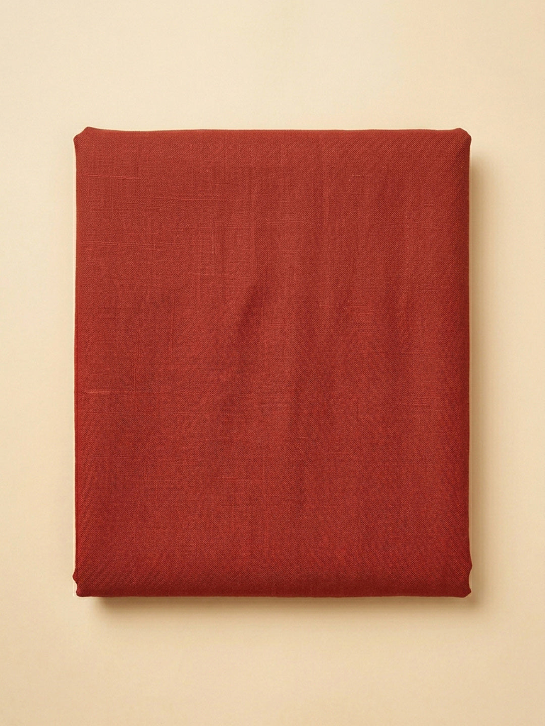 Red Printed Chanderi Unstitched Dress Material