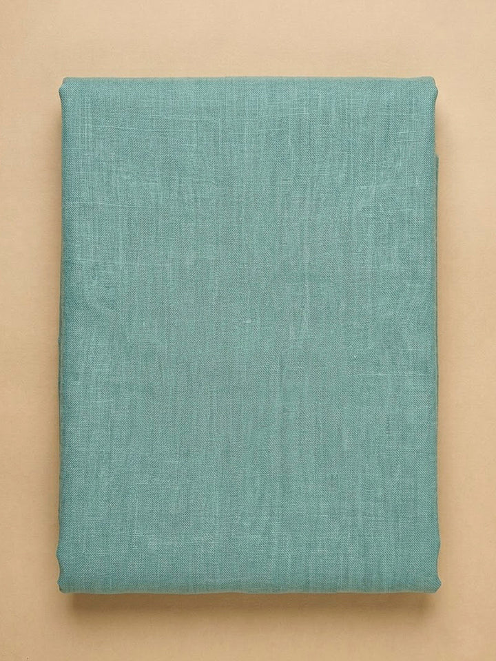 Sky Blue Chanderi Printed Unstitched Dress Material