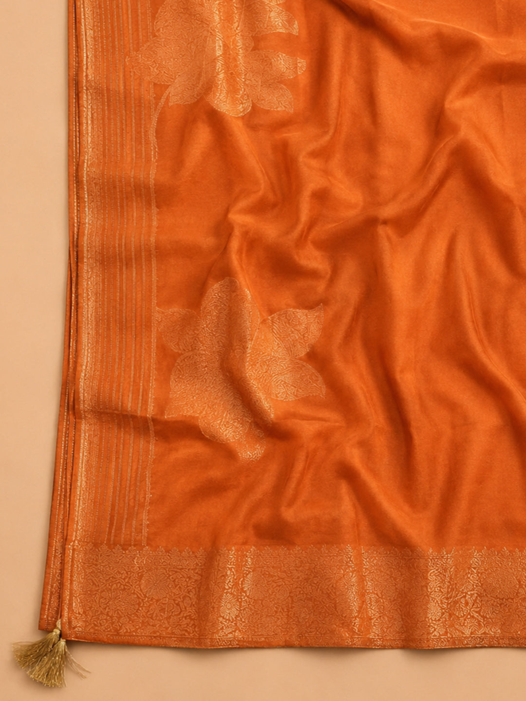 Maroon Embroidered Cotton Blend Unstitched Suit &amp; Pant With Chanderi Dupatta