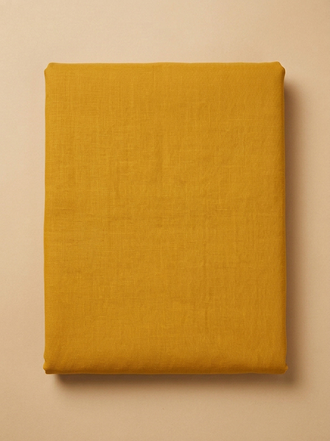 Mustard Embroidered Cotton Blend Unstitched Suit &amp; Pant With Cotton Dupatta