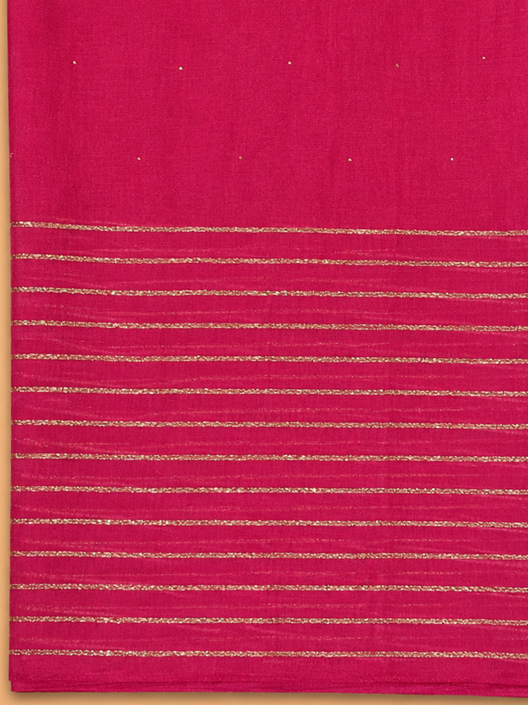 Pink Embroidered Cotton Blend Unstitched Suit &amp; Pant With Cotton Dupatta