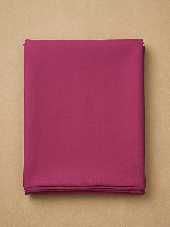Pink Embroidery Cotton Blend Unstitched Dress Material