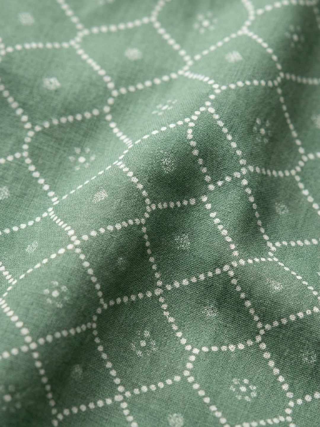 Aqua Green Embroidered Cotton Blend Unstitched Suit &amp; Pant With Cotton Dupatta