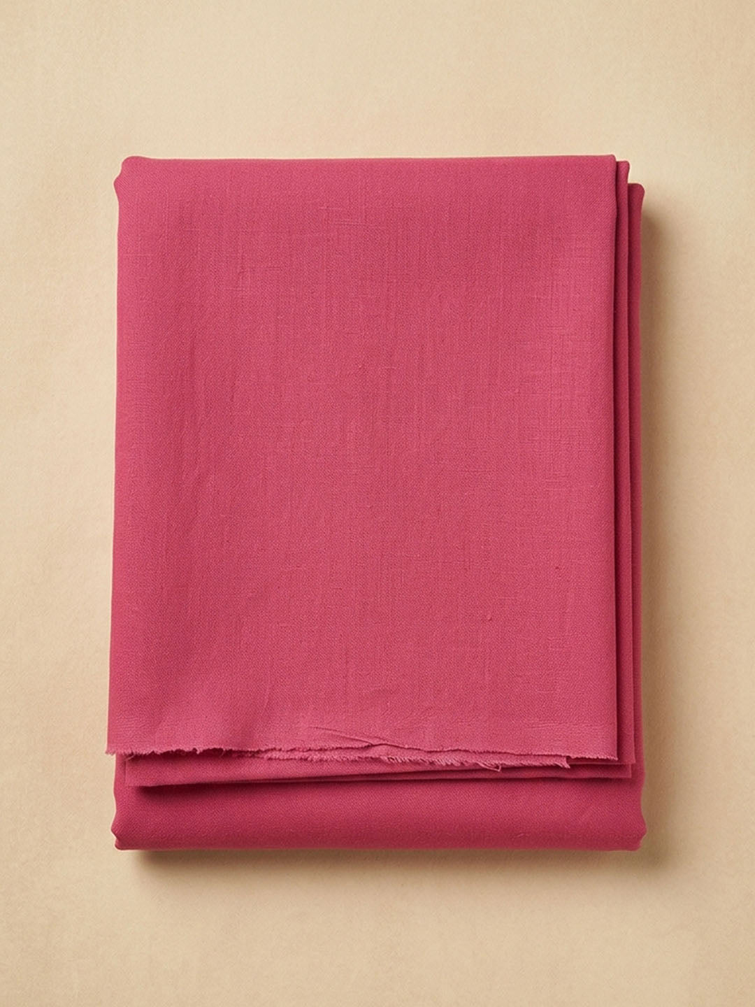 Pink Printed Cotton Blend Unstitched Dress Material