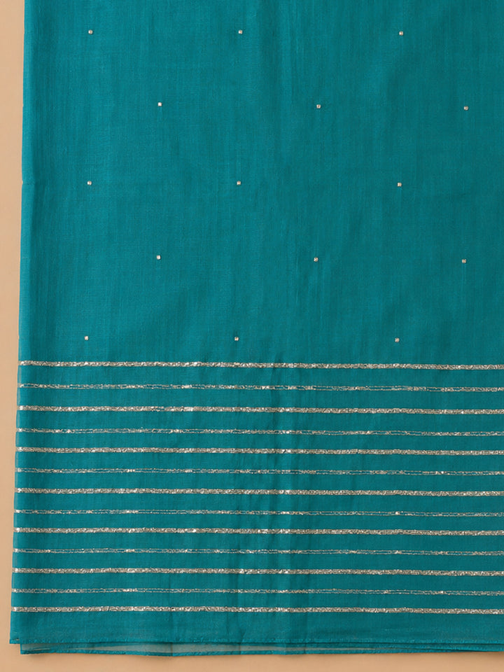 Firozee Embroidery Cotton Blend Unstitched Dress Material