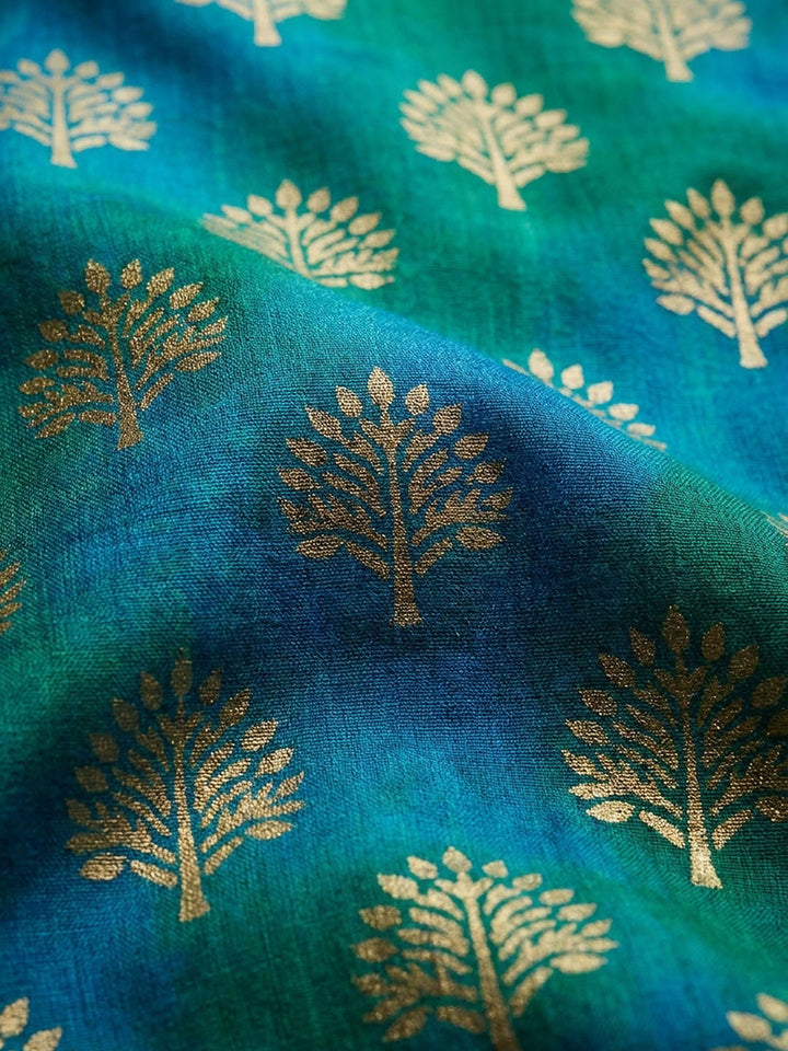 Firozee Embroidery Cotton Blend Unstitched Dress Material