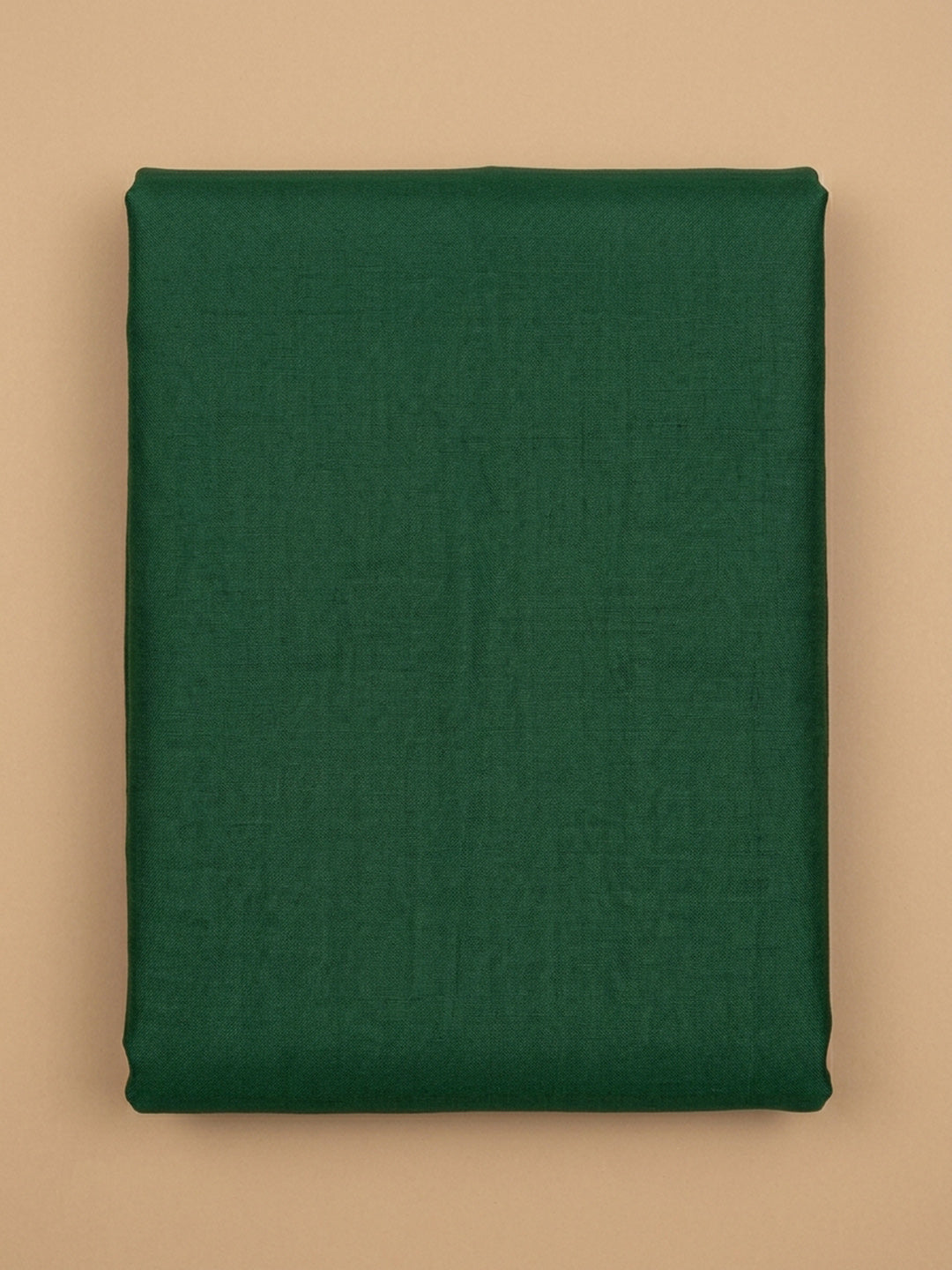 Rama Green Embroidered Cotton Blend Unstitched Suit &amp; Pant With Cotton Dupatta
