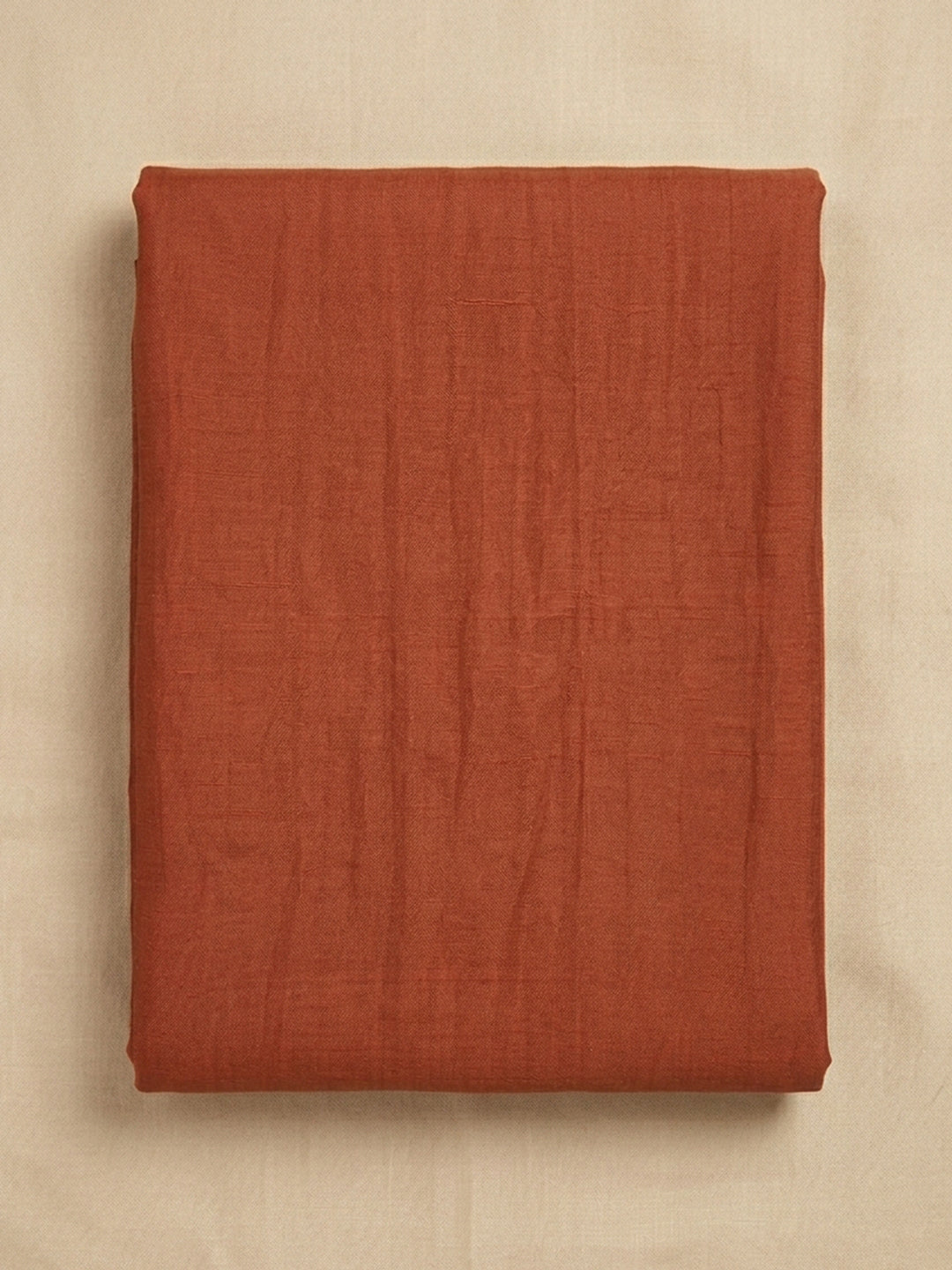 Rust Embroidered Cotton Blend Unstitched Suit &amp; Pant With Cotton Dupatta