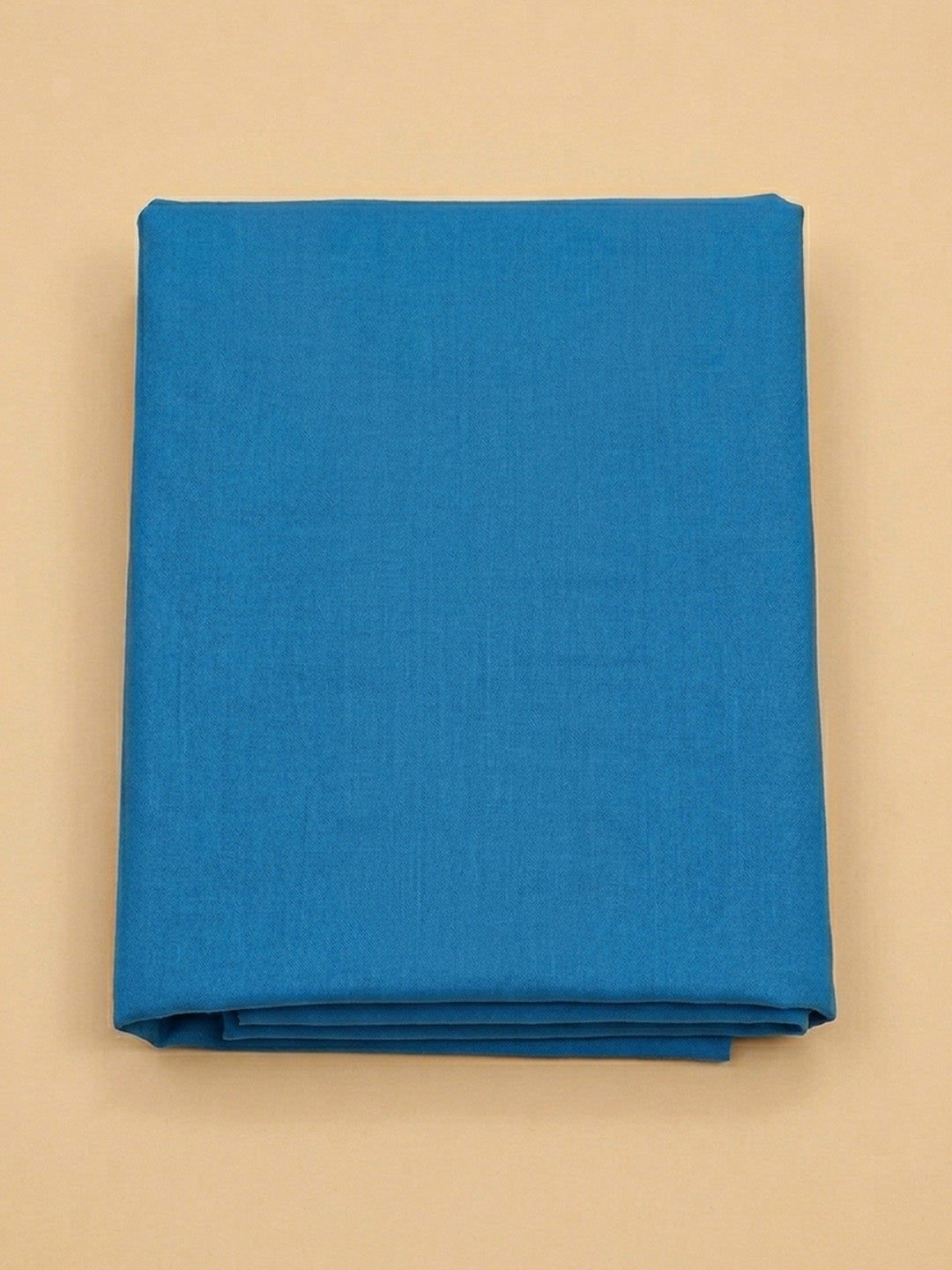 Blue Embroidery Cotton Blend Unstitched Dress Material