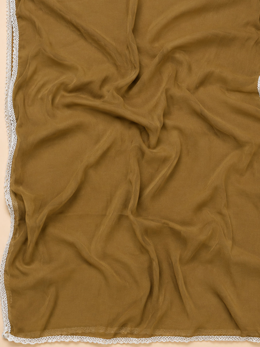 Rust Embroidery Cotton Blend Unstitched Dress Material