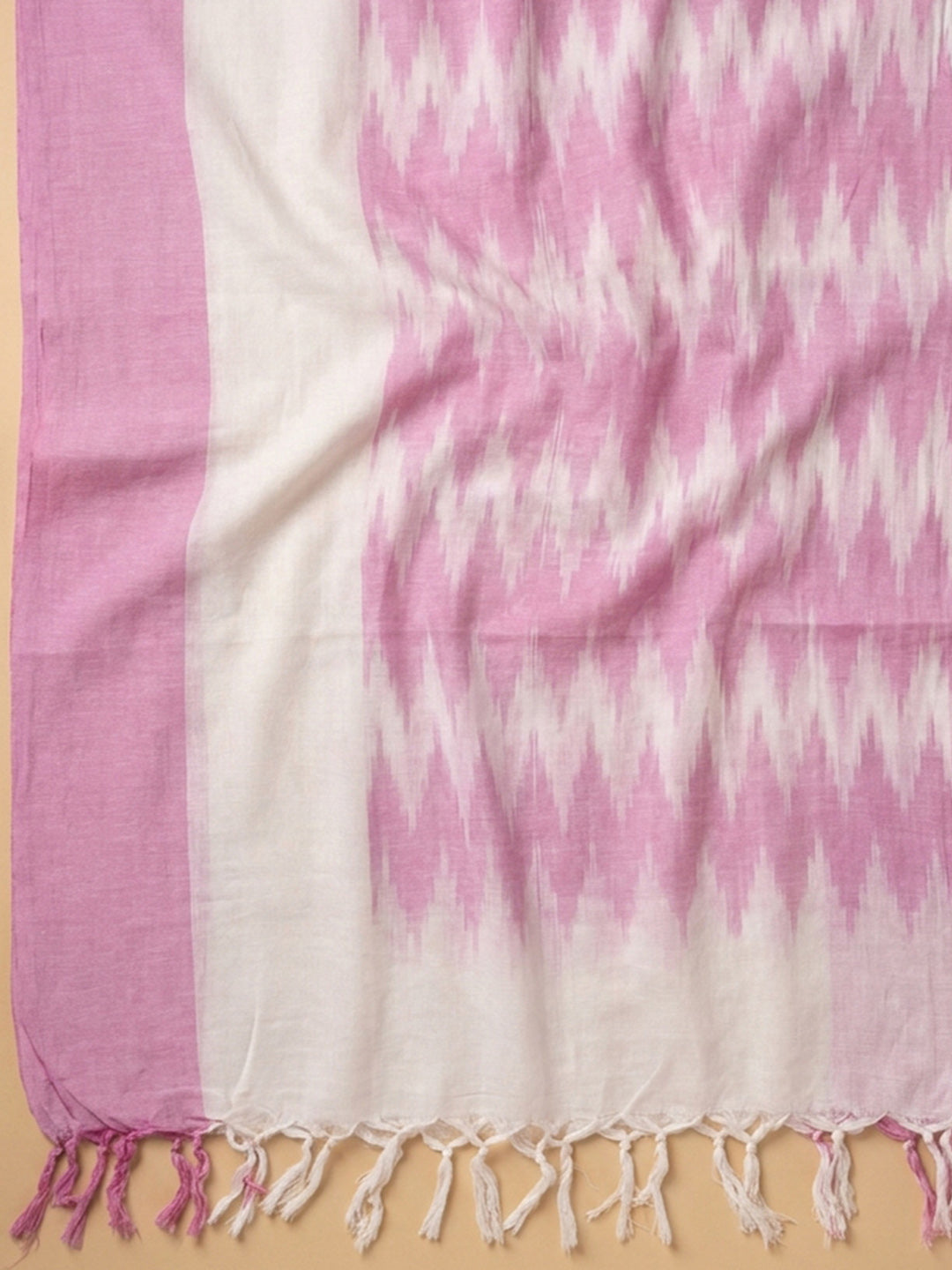 Pink Embroidery Cotton Blend Unstitched Dress Material