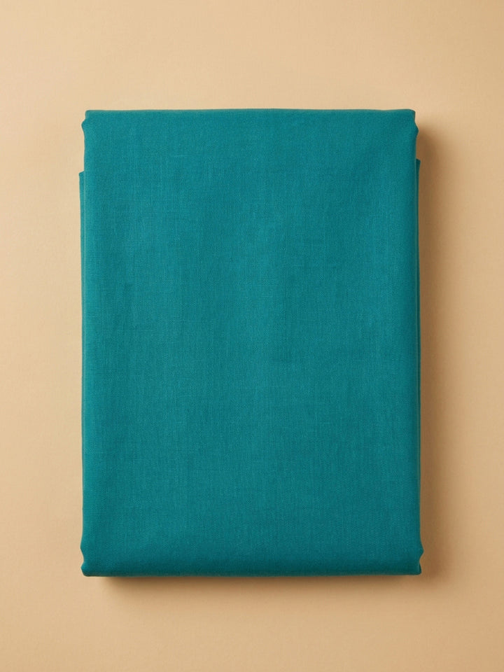 Rama Green Embroidery Cotton Blend Unstitched Dress Material