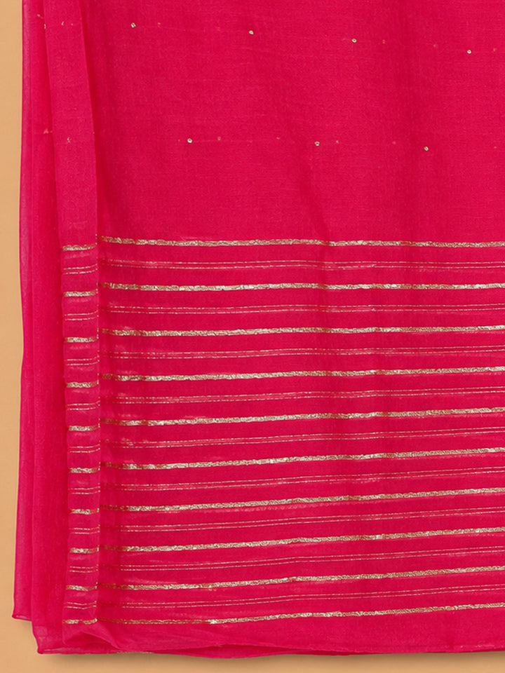 Rani Cotton Blend Embroidered Unstitched Dress Material