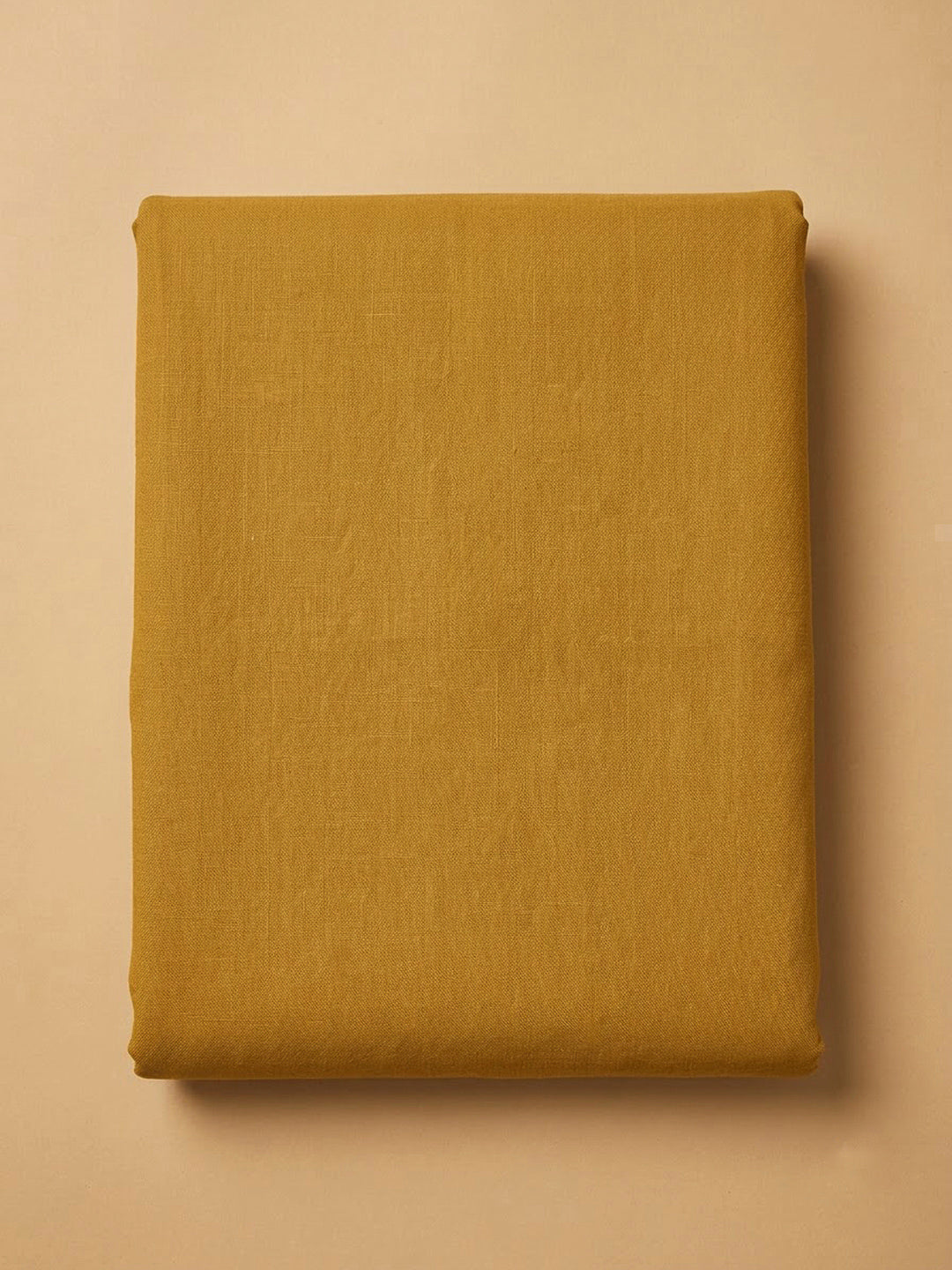 Mustard Cotton Blend Embroidered Unstitched Dress Material