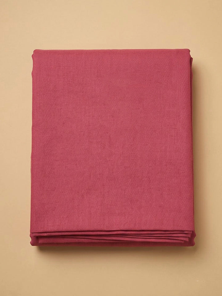 Onion Pink Cotton Blend Embroidered Unstitched Dress Material