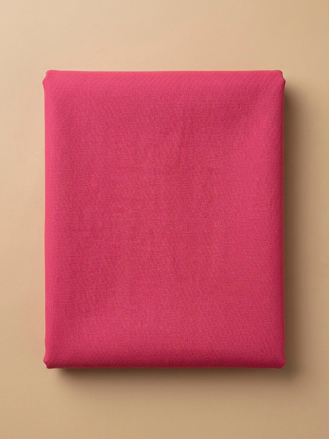 Pink Cotton Blend Printed Unstitched Dress Material