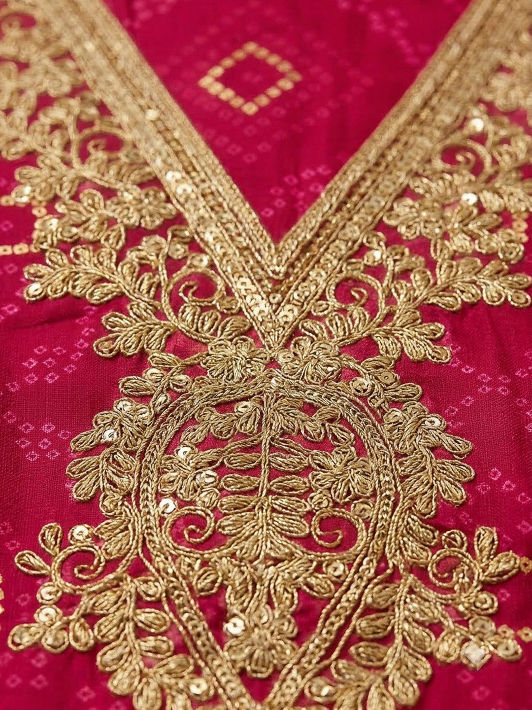 Rani Cotton Blend Embroidered Unstitched Dress Material
