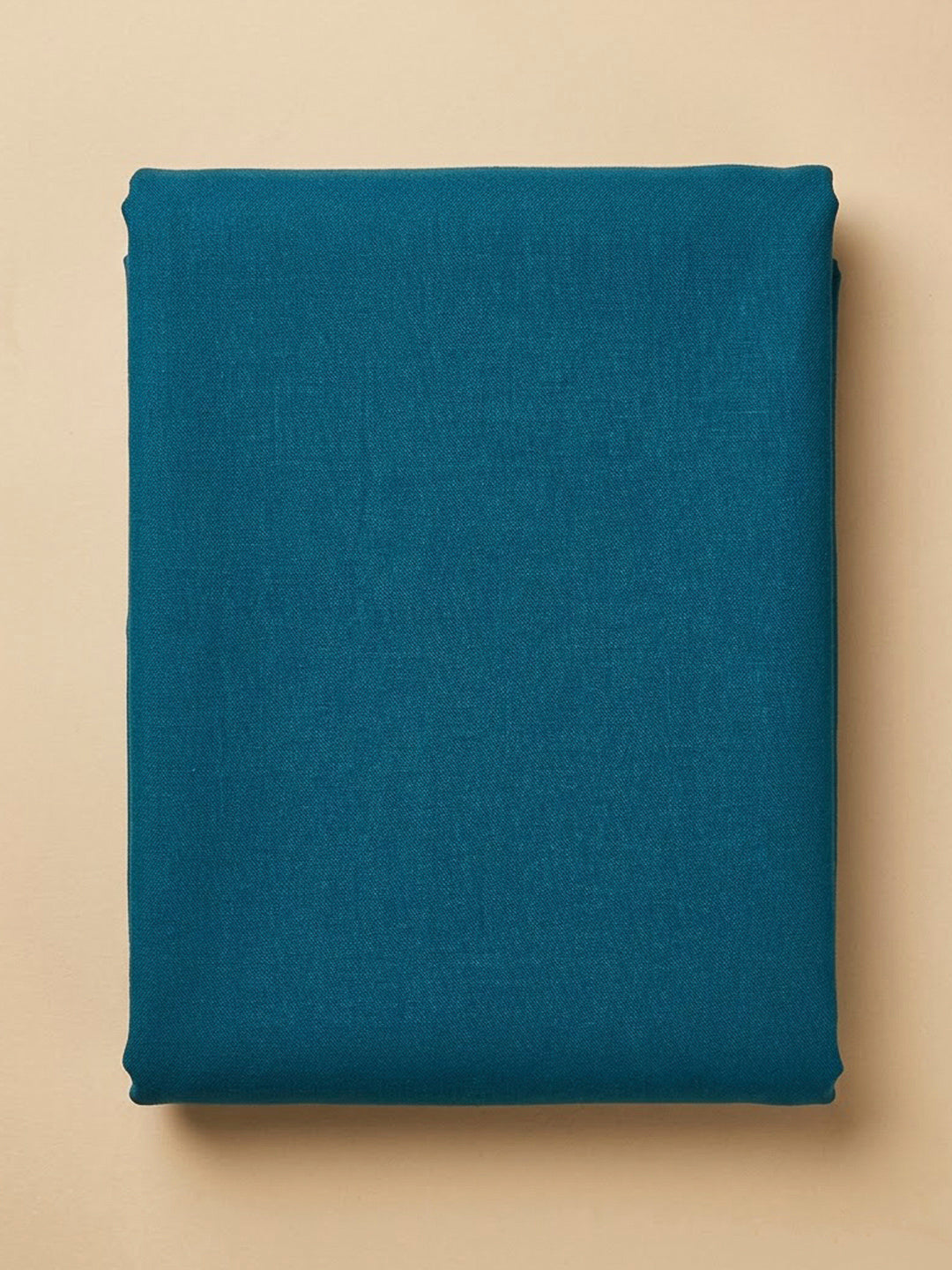 Blue Cotton Blend Embroidered Unstitched Dress Material
