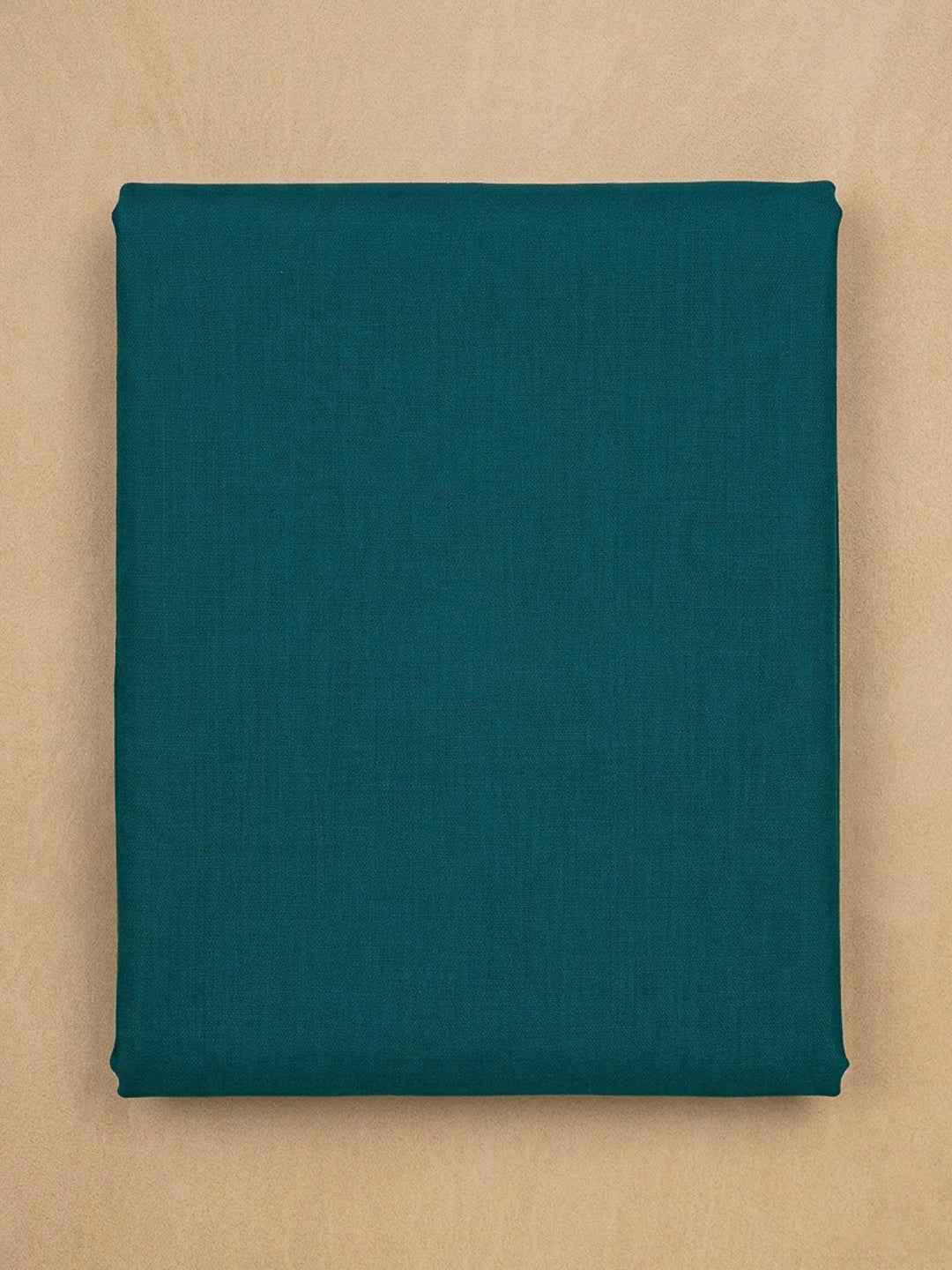 Rama Green Cotton Blend Embroidered Unstitched Dress Material